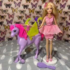Barbie 🧚‍♀️🦄Dreamtopia Pegasus & Mariposa Fairy